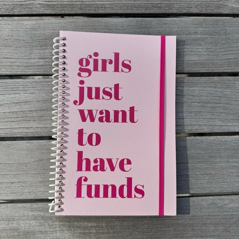 Home Finance Bill Organizer monthly pockets Budget planner girls just want NEW